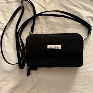 Vera Bradley Quilted Black Crossbody Purse